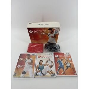 Active Personal Trainer Nintendo Wii Active More Workouts & Active 2 EA Sports